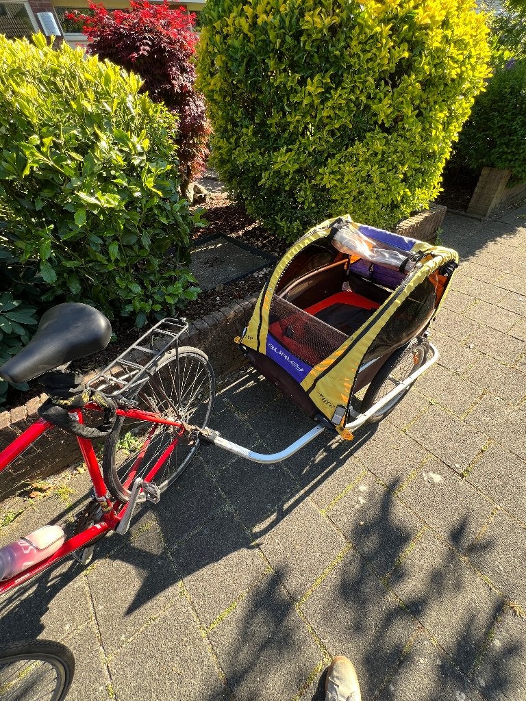Burley D'lite Dog Bike Trailer, Ophalen, Gebruikt, Opvouwbaar, Burley