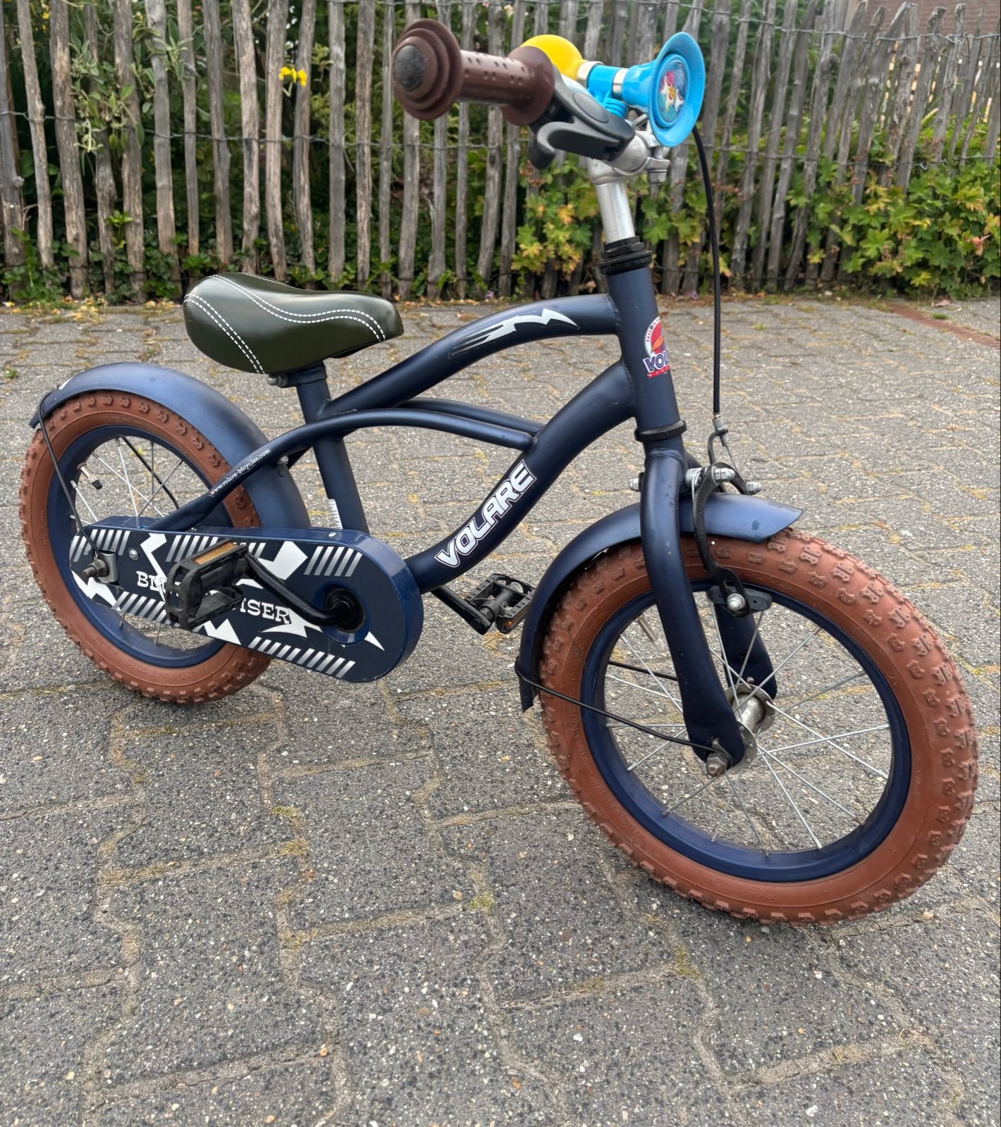 Nette kinderfiets 14 inch - Volare Blue Cruiser, Ophalen of Verzenden, Gebruikt, Velgrem, Minder dan 16 inch