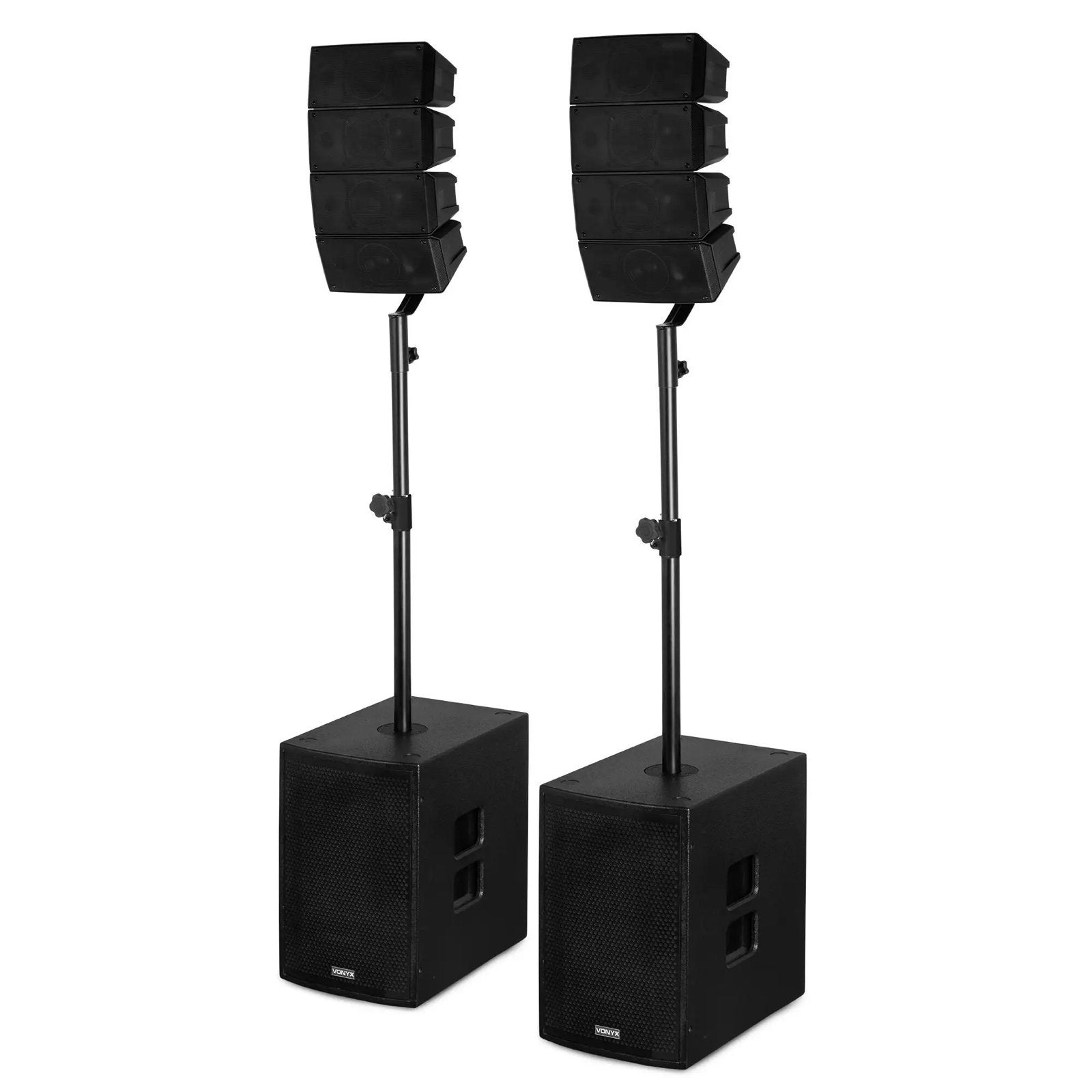 Vonyx VX922 Actieve Line Array Set - Krachtig PA Systeem, Muziek en Instrumenten, Ophalen, Zo goed als nieuw, 1000 watt of meer
