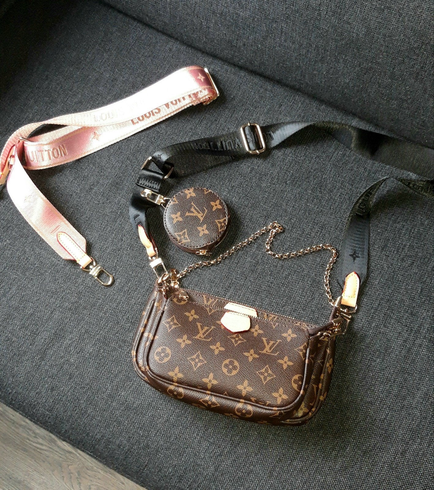 Louis Vuitton Schoudertas | Multi Pochette, Ophalen of Verzenden, Nieuw, Roze, Schoudertasje