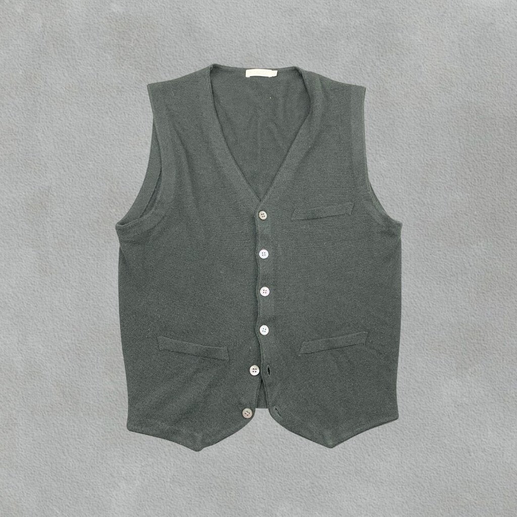 (1353) Donkergroene Suitsupply Cardigan - Heren S, Bergen op Zoom, Verzenden, Zo goed als nieuw, Revaleur