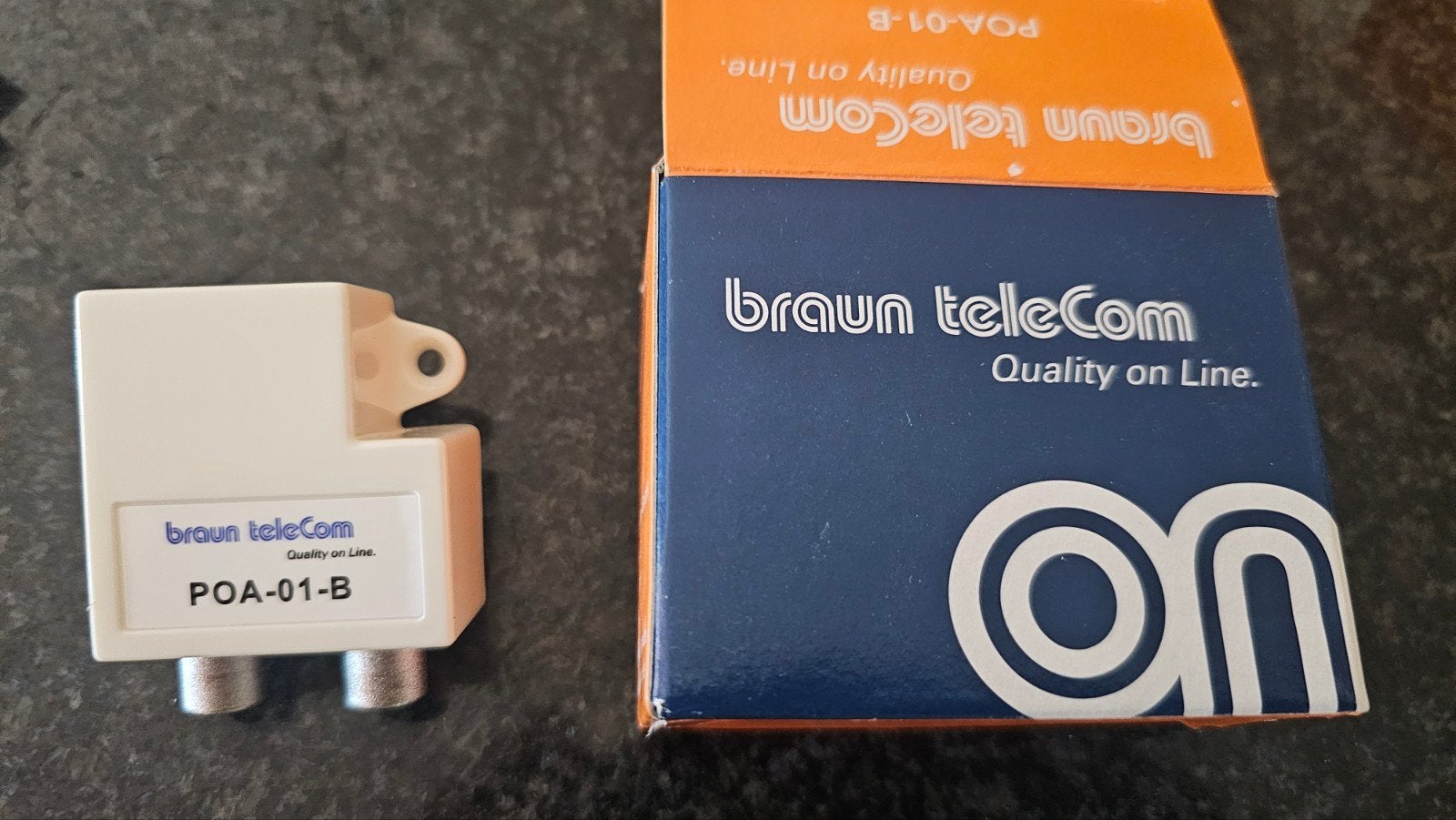 Braun teleCom POA-01-B Kabel TV Splitter, Ophalen of Verzenden