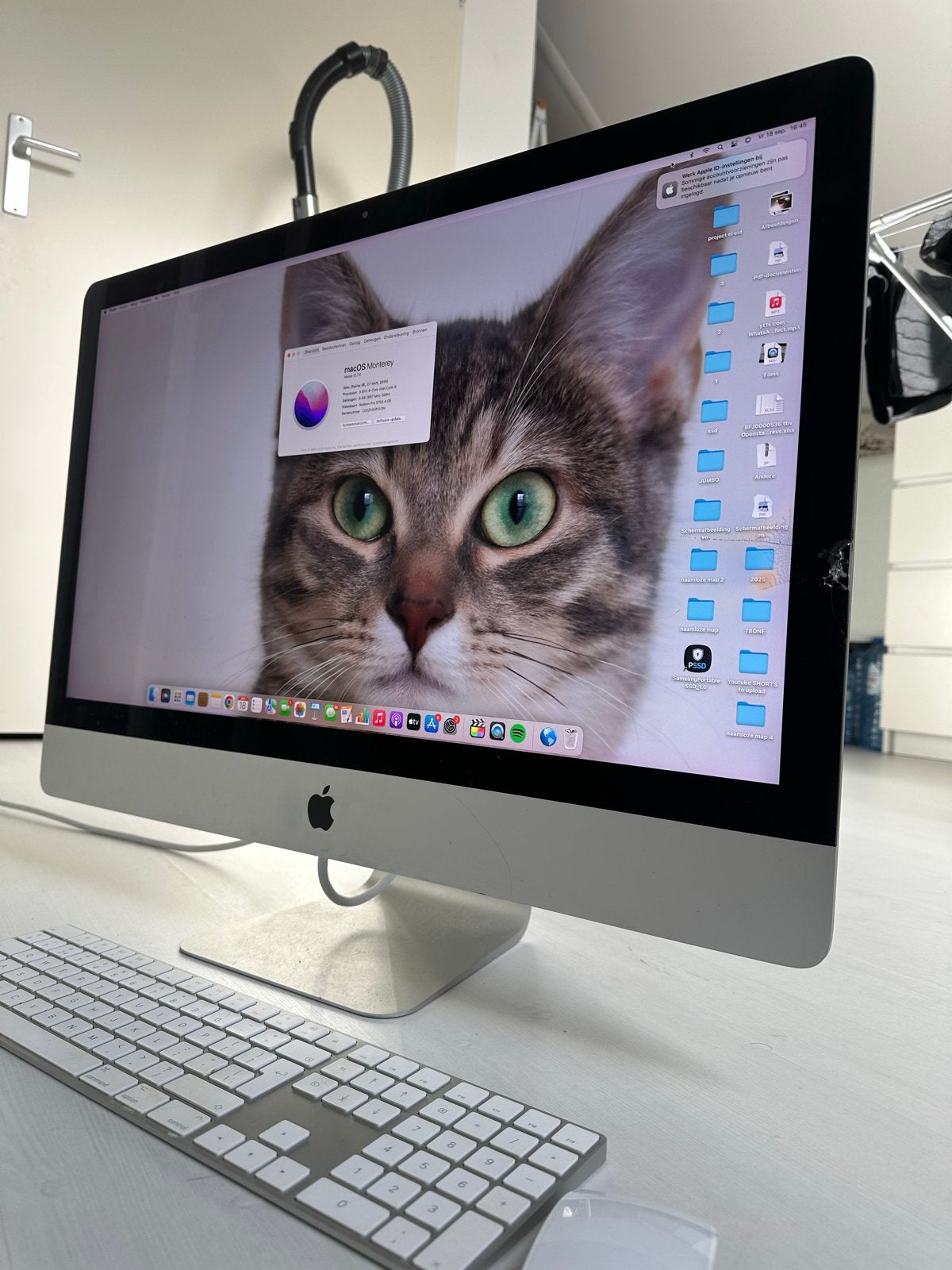 iMac (Retina 5K, 27-inch, 2019) - met kleine schade, Ophalen, Gebruikt, 8 GB, IMac