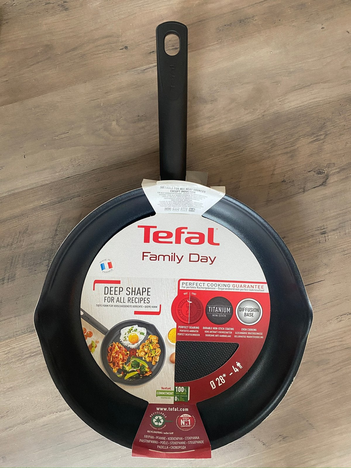 Tefal koekenpan 28 cm NIEUW, Tefal, Antiaanbaklaag, Nieuw, Ophalen of Verzenden