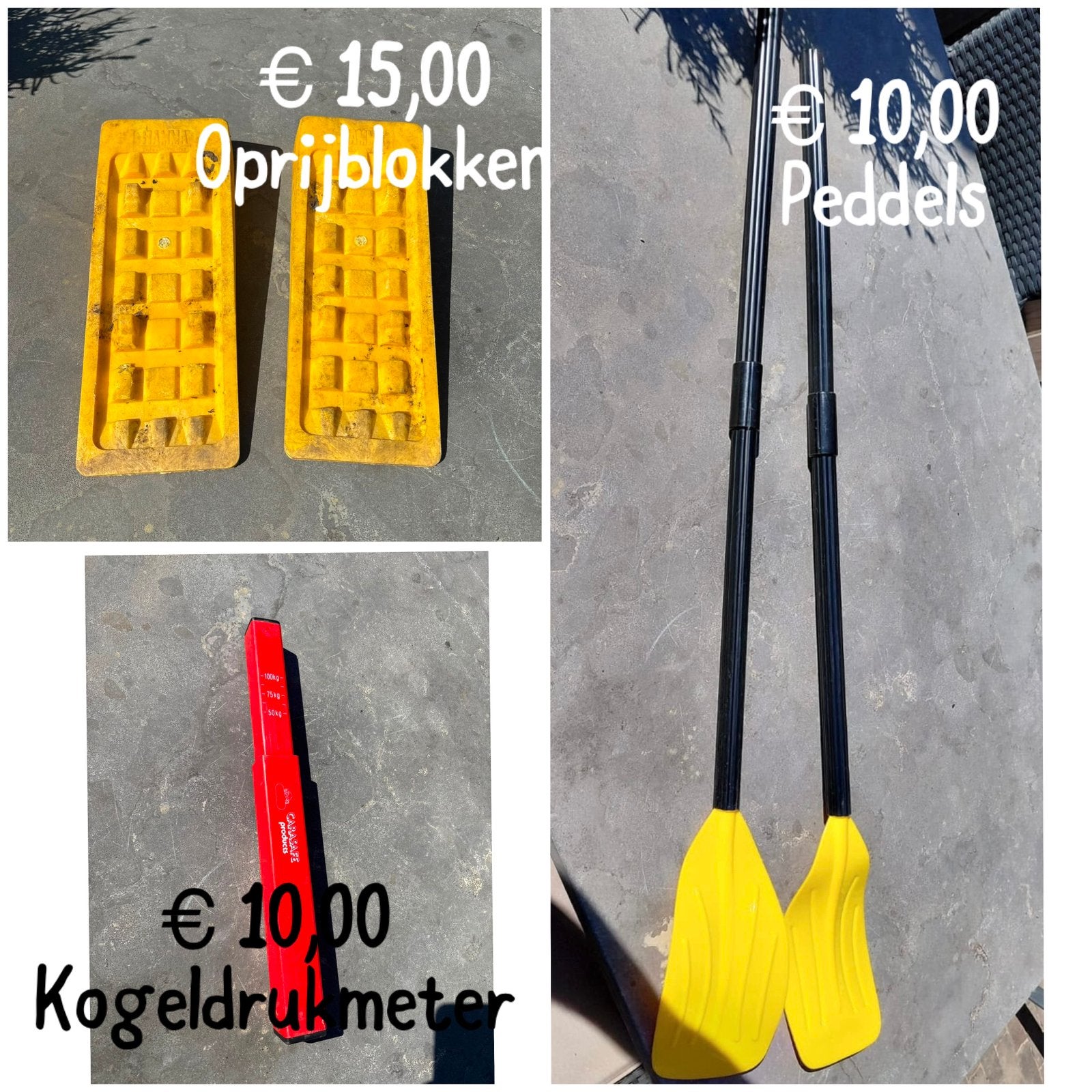 Diverse camping spulletjes, Ophalen, Zo goed als nieuw