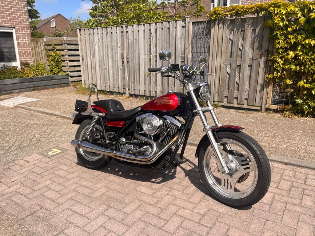 Harley Davidson FXRL CUSTOM 10 year Anniversary, Motoren, Sportuitlaat, 2 cilinders, 1320 cc, Gebruikt