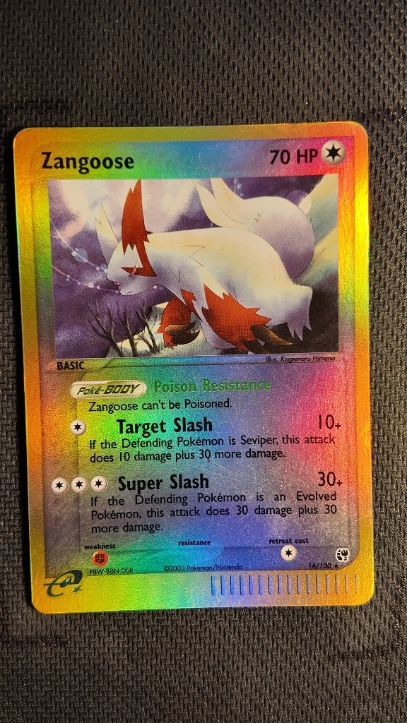 Zangoose 14 Sandstorm | Pokemon kaart, Hobby en Vrije tijd, Verzamelkaartspellen | Pokémon, Ophalen, Losse kaart, Foil