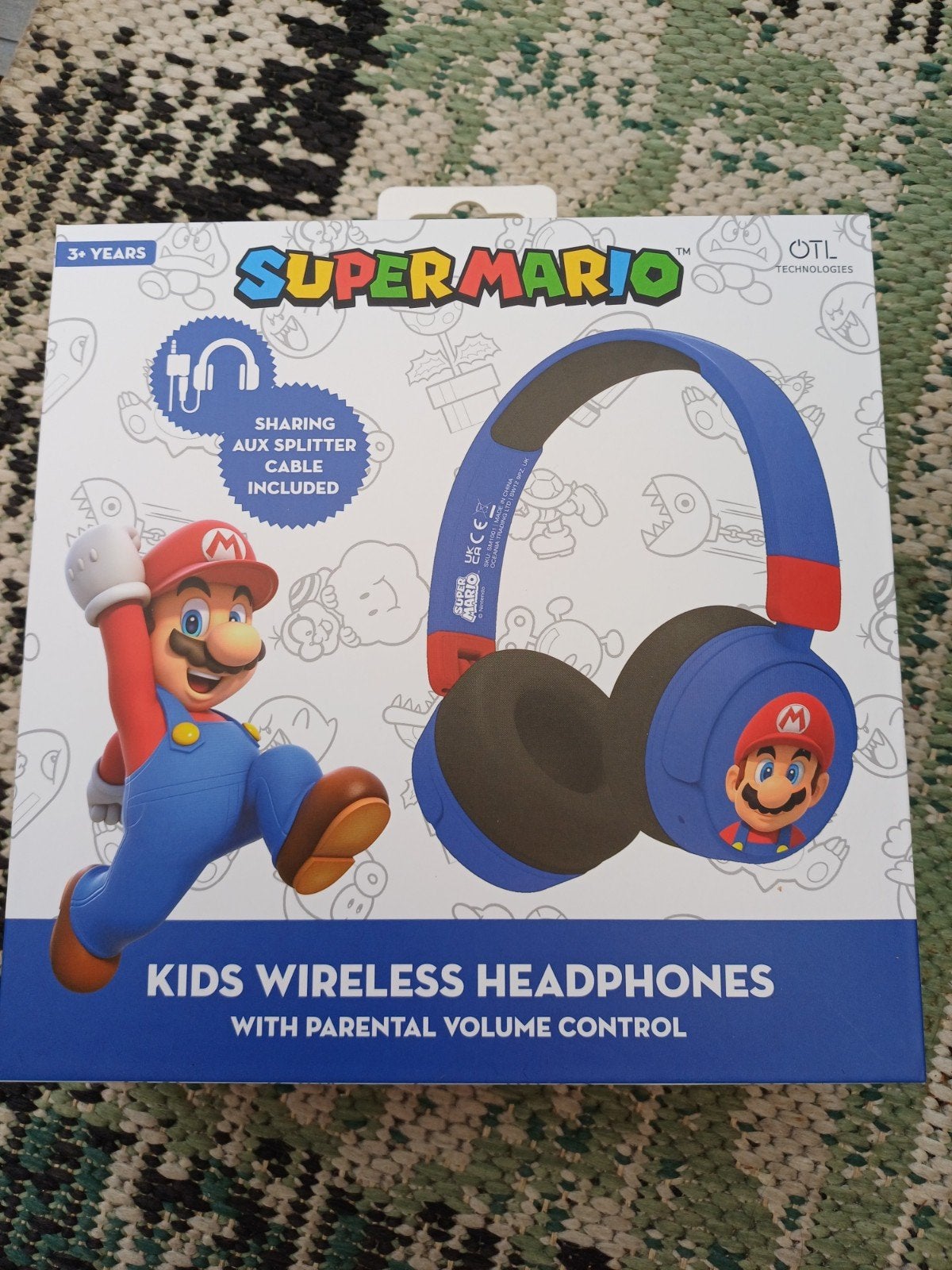 OTL Technologies Super Mario draadloze hoofdtelefoon, Ophalen of Verzenden, Nieuw, Overige merken, Draadloos