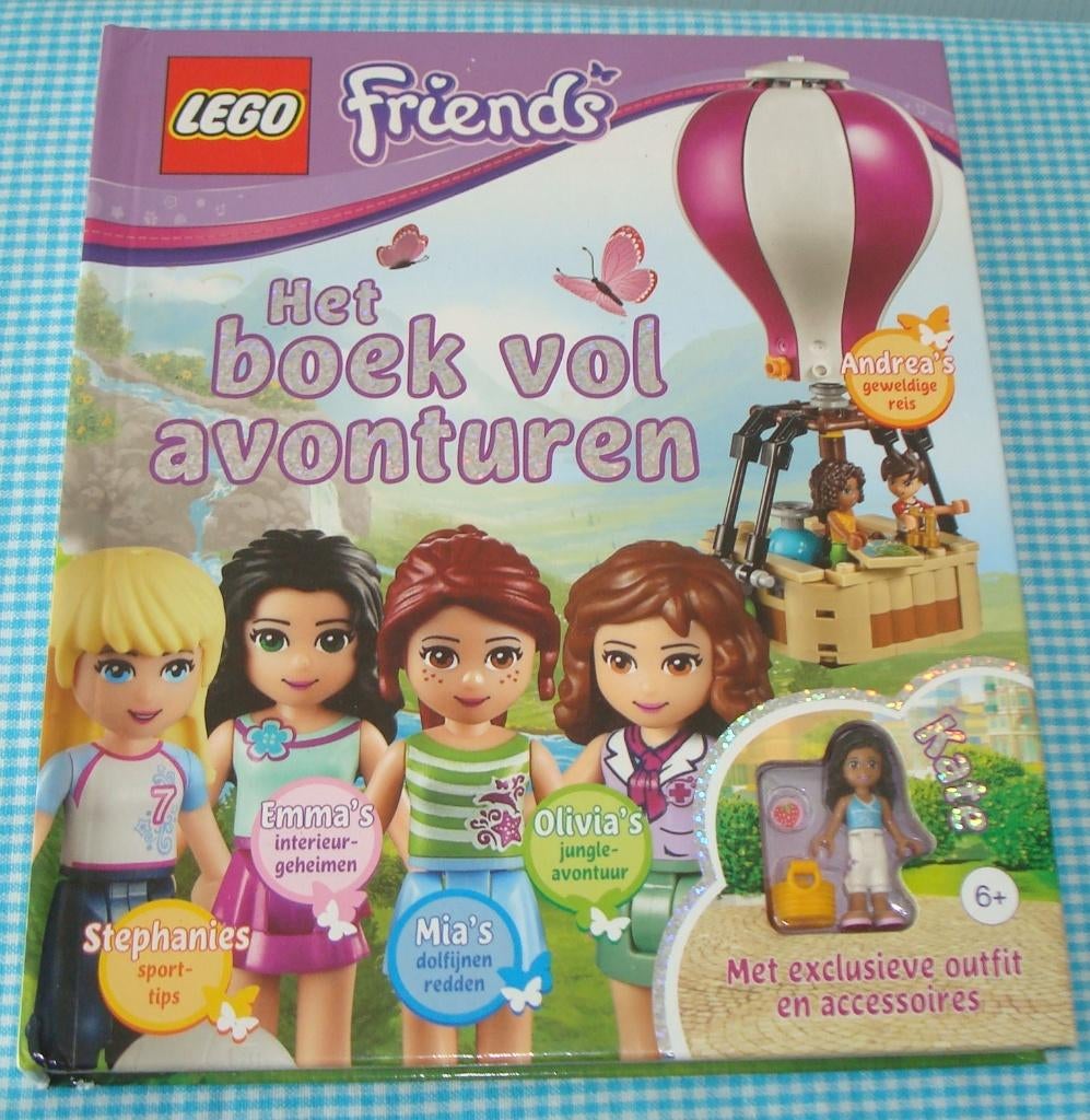 LEGO friends - Het boek vol avonturen met popje NIEUWstaat, Lego, Overige typen, Friends, Ophalen of Verzenden