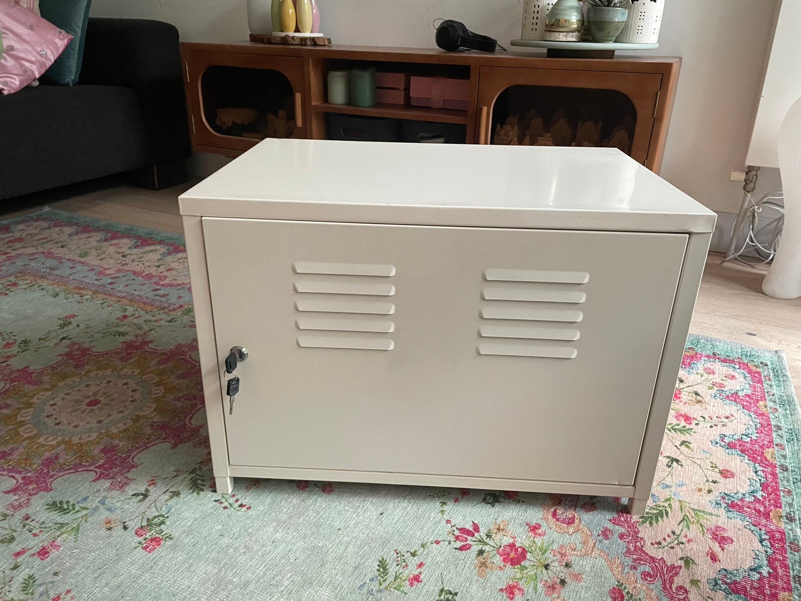 Ikea PS lockerkastje creme wit, Ophalen, Gebruikt, Ikea