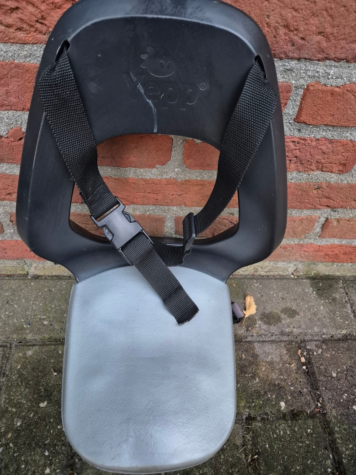 Junior zitje van yepp voetsteunen ontbreken., Fietsen en Brommers, Fietsaccessoires | Fietsstoeltjes, Ophalen, Gebruikt