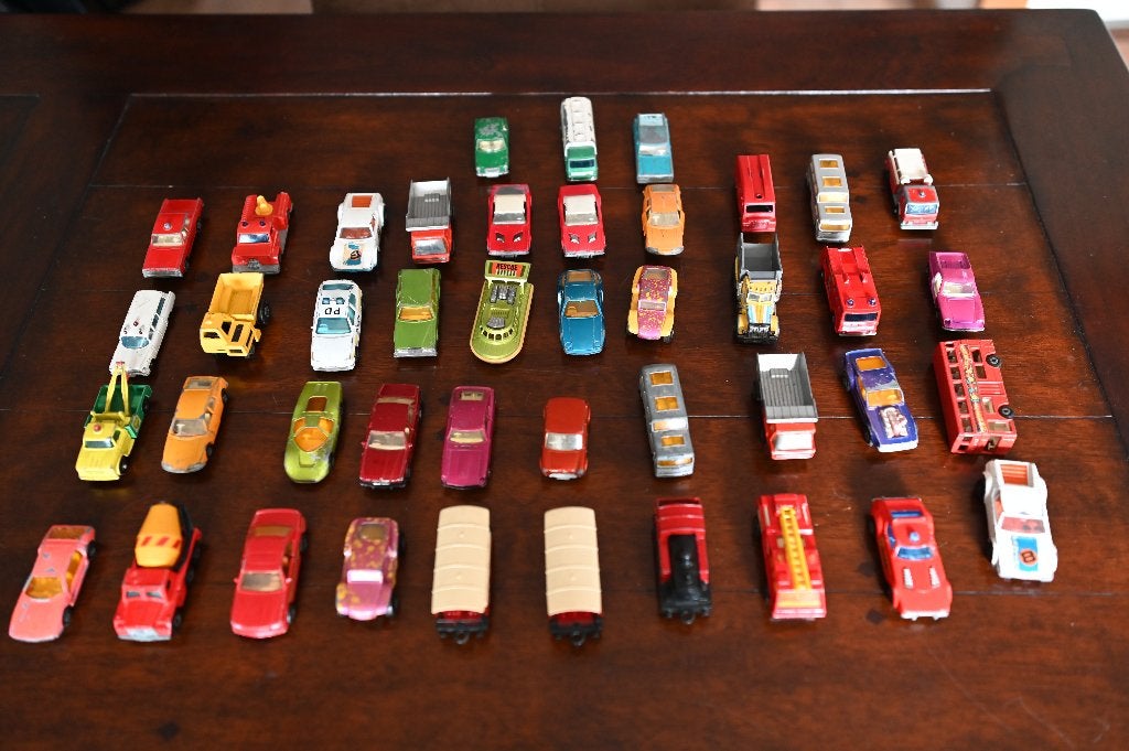 Lot van +40 Matchbox Modellen ( zie foto's ), Hobby en Vrije tijd, Modelauto's | 1:87, Ophalen of Verzenden, Gebruikt, Auto, Matchbox