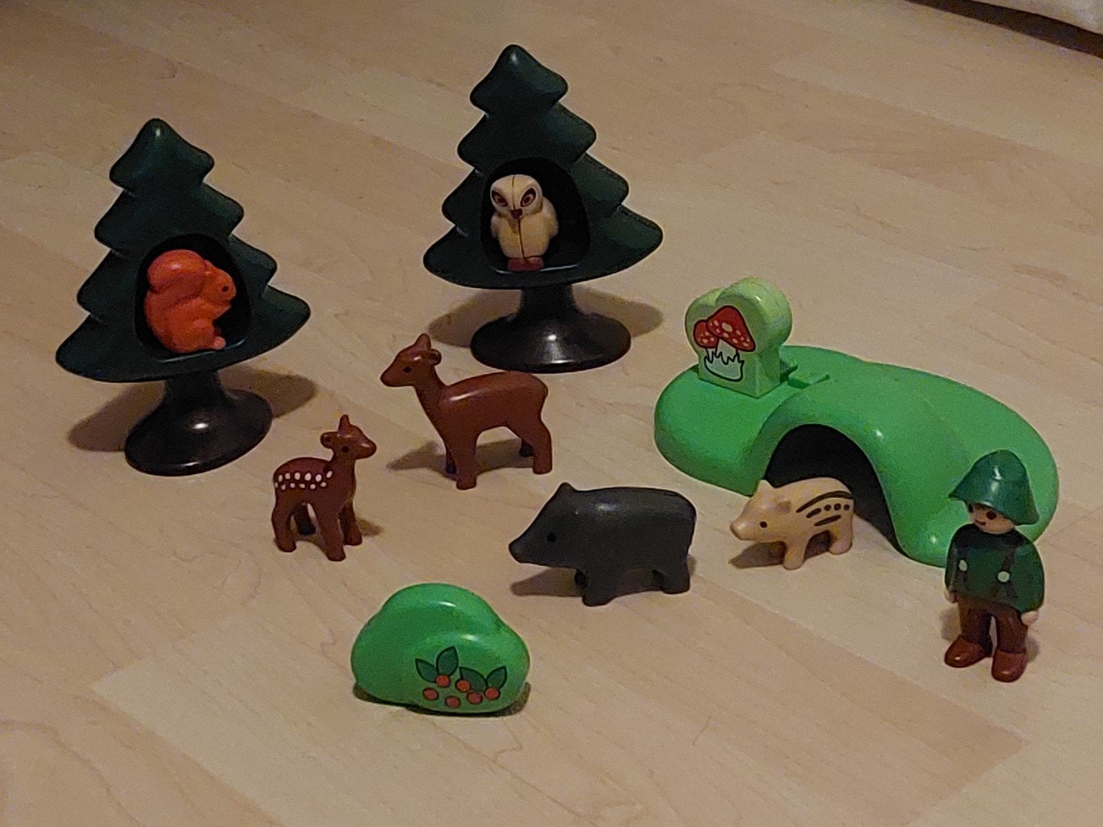 Playmobil 123, Bosdieren met boswachter, Ophalen of Verzenden, Gebruikt, 1.2.3