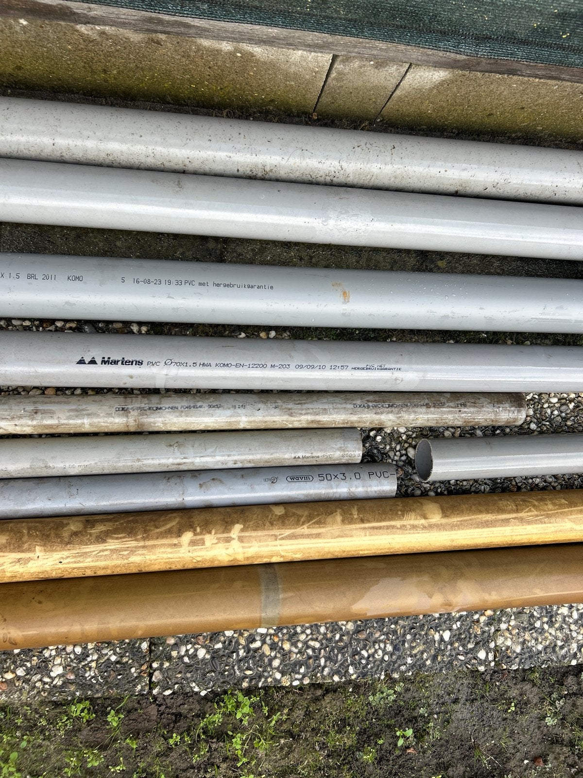 Diverse PVC buizen riolering sanitair regen afvoer, Ophalen, Pvc, 6 meter of meer, Overige typen