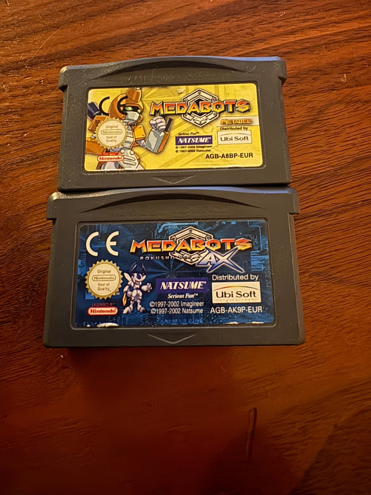 Medabots: Rokusho Ver. AX & Medabots: Metabee Ver. AX, Spelcomputers en Games, Games | Nintendo Game Boy, 1 speler, Ophalen, Zo goed als nieuw