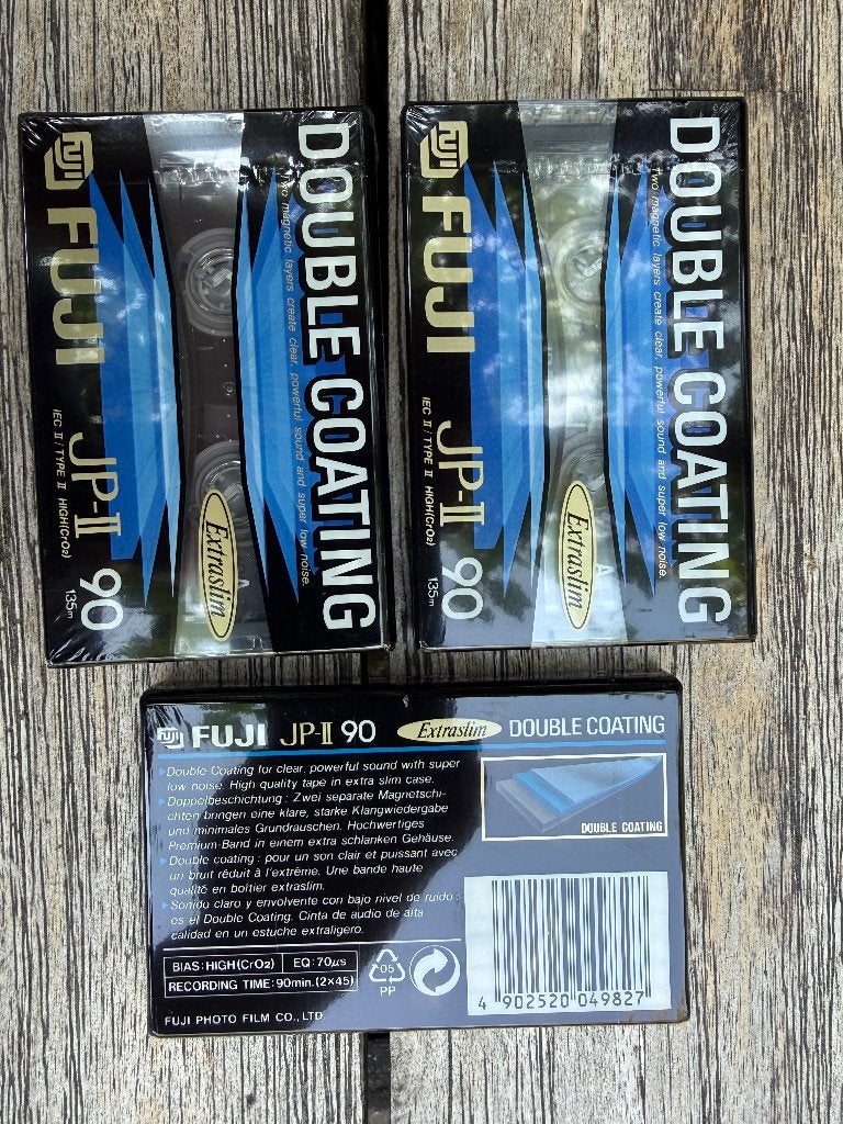 fuji audio cassette JP-II 90 minuten, 2 t/m 25 bandjes, Overige genres, Ophalen of Verzenden, Nieuw in verpakking