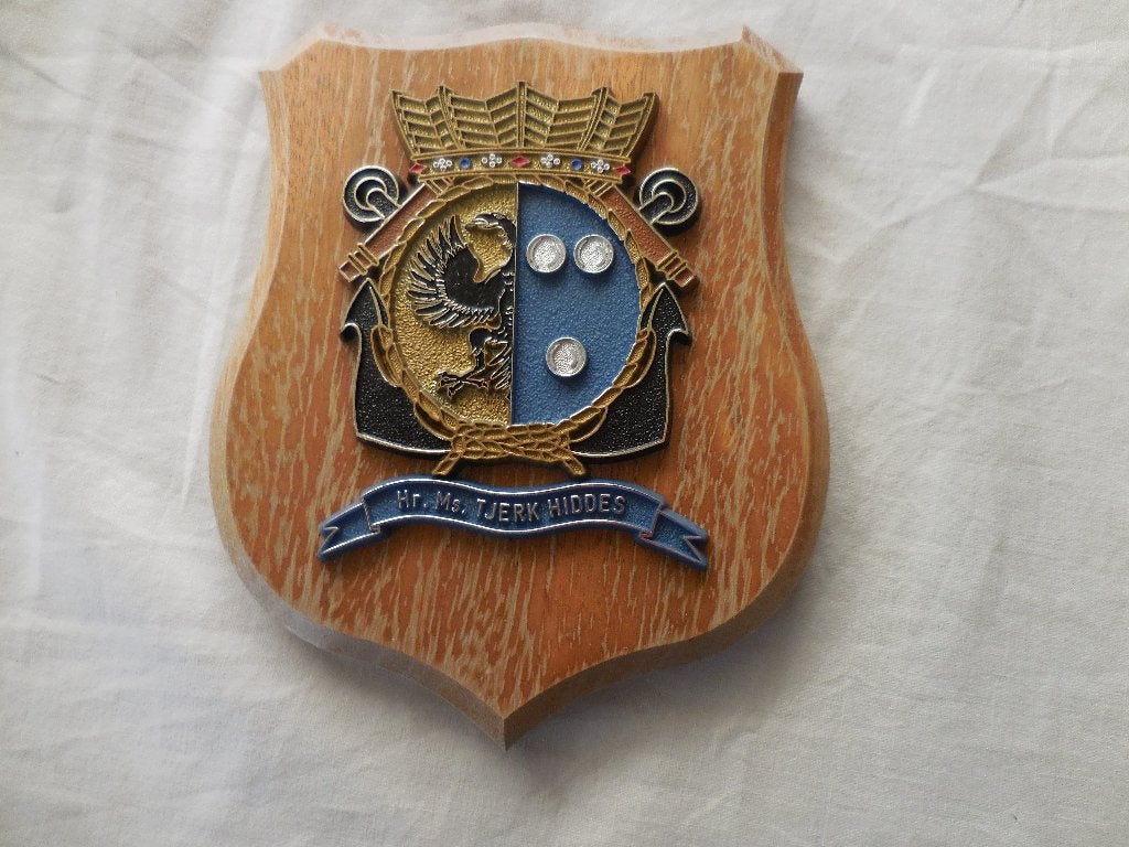 Wapenschild Hr.Ms.Tjerk Hiddes, Ophalen, Gebruikt, Overige typen
