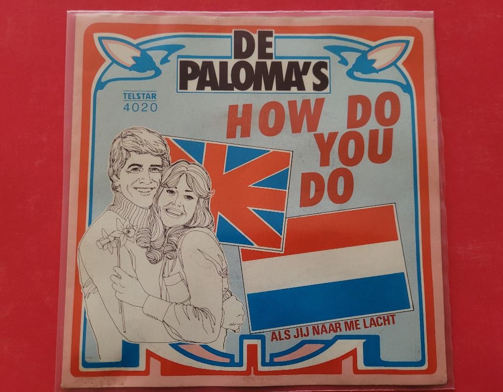 De Paloma's - How do you do - Als jij naar mij lacht, Ophalen, Zo goed als nieuw, Overige formaten, Levenslied of Smartlap