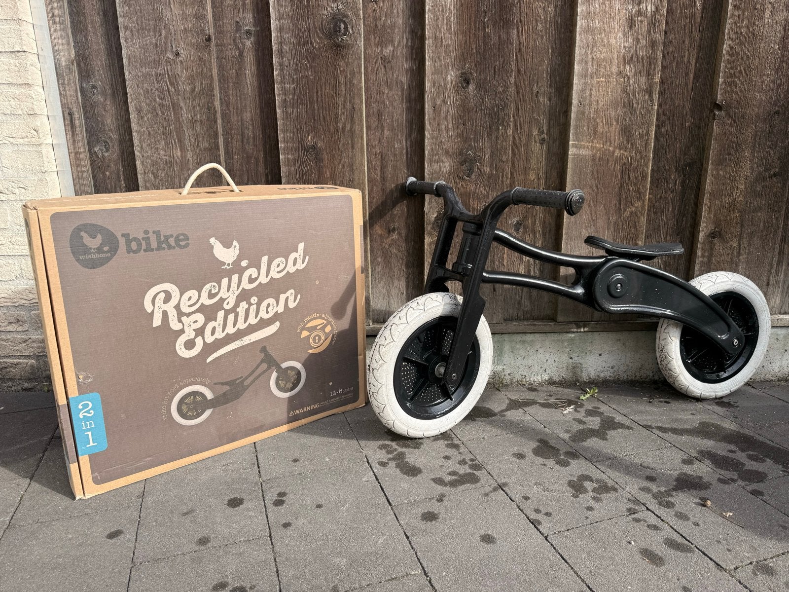 Wishbone 3-in-1 driewieler en loopfiets - Gebruikt, Ophalen, Gebruikt
