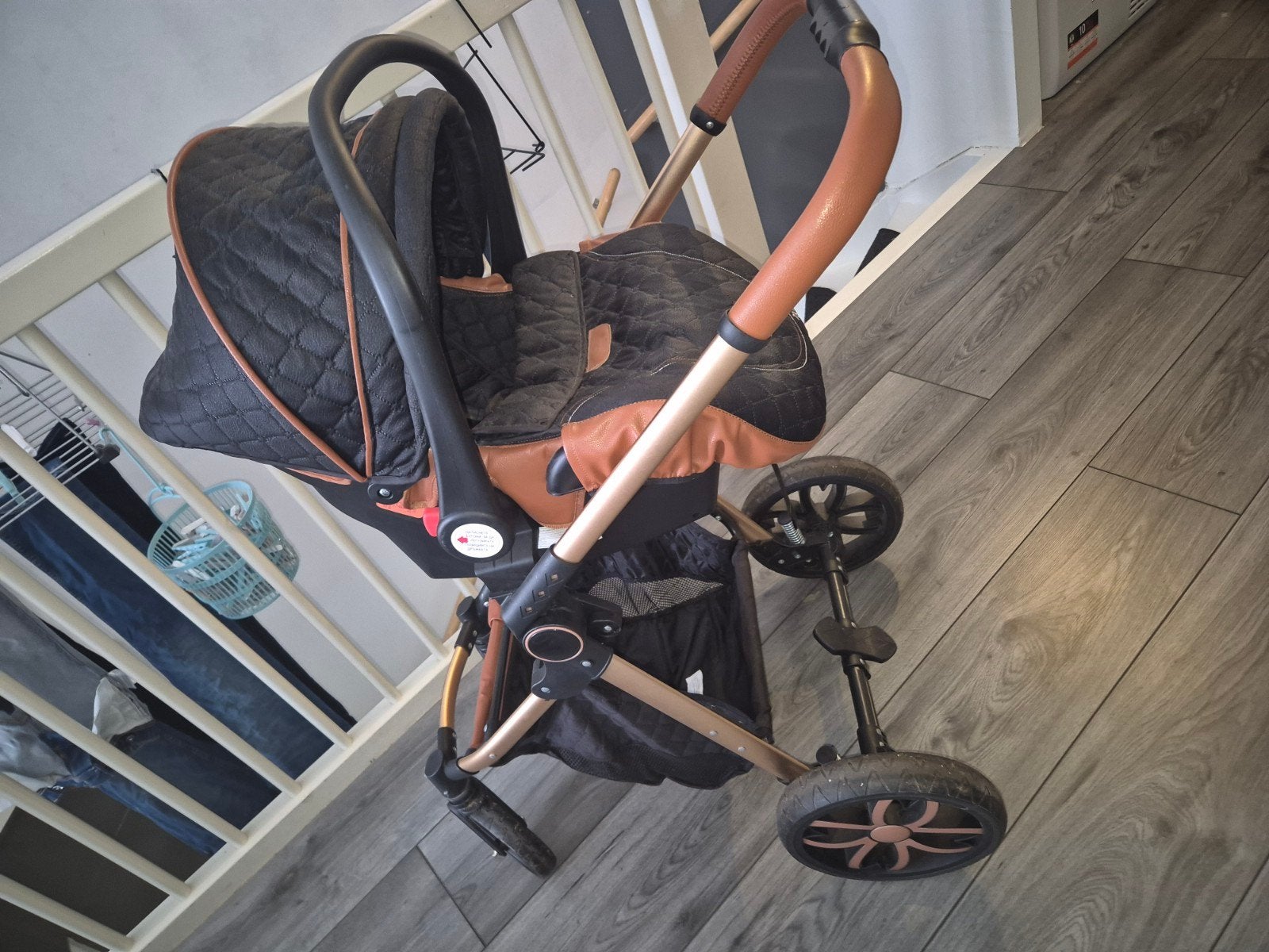Combiwagen 3-in-1 met reiswieg en autostoeltje, Gebruikt, Met autostoeltje, Combiwagen, Ophalen