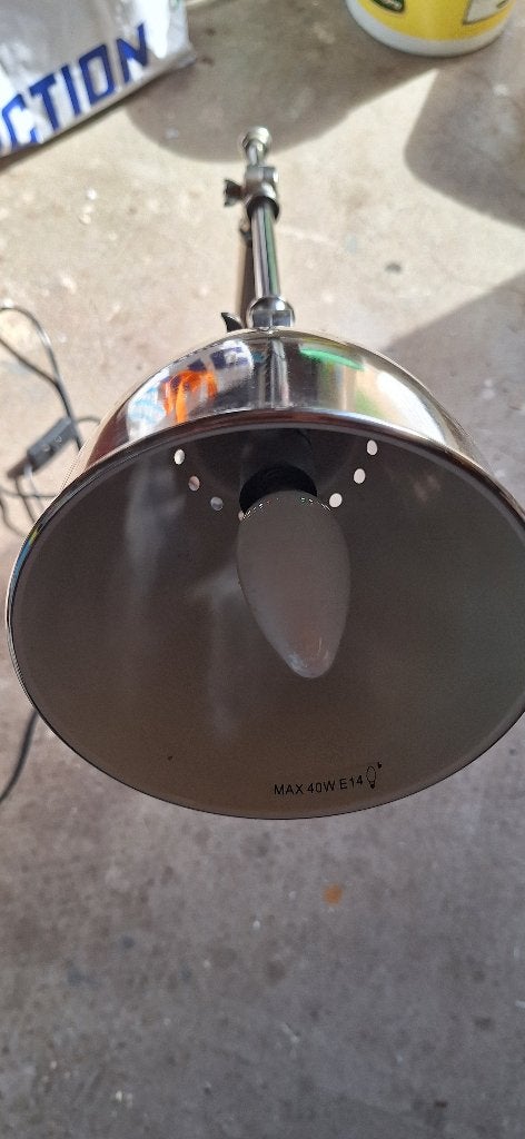 Burolamp van ikea, Zilver, Ophalen, Zo goed als nieuw, IKEA