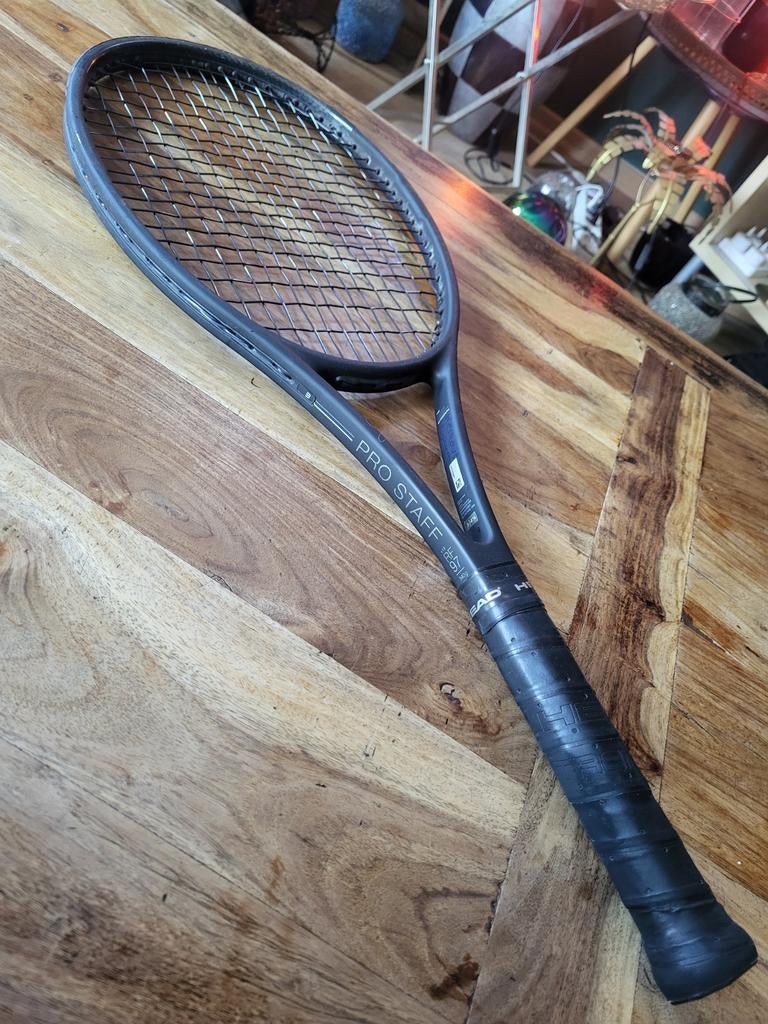 Wilson Pro Staff RF97 v13 Autograph Tennisracket 340 gram L4, L4, Ophalen of Verzenden, Zo goed als nieuw, Wilson