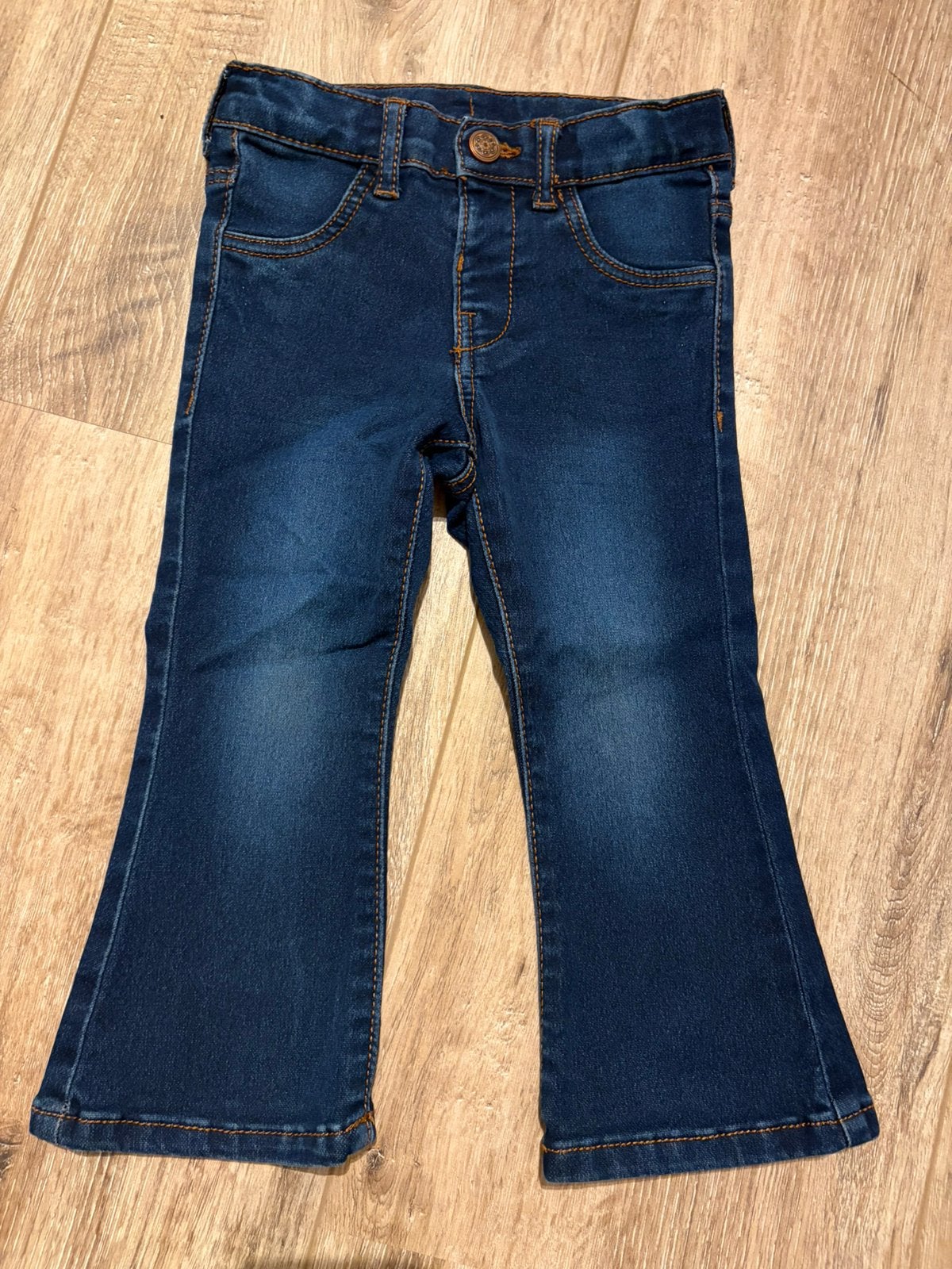 Blauwe flair jeans Hema maat 86, Kinderen en Baby's, Ophalen of Verzenden, Nieuw, Meisje, Broekje