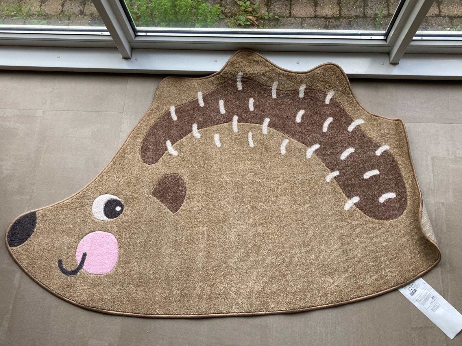 Vloerkleed Egel - Ikea Brummig, Ophalen, 100 tot 150 cm, Bruin, Nieuw