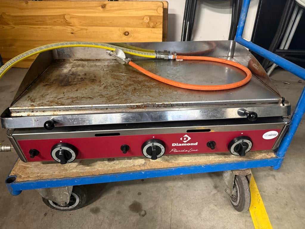 Diamond Plancha Line Gas Bakplaat - Horeca Keuken, Ophalen, Gebruikt