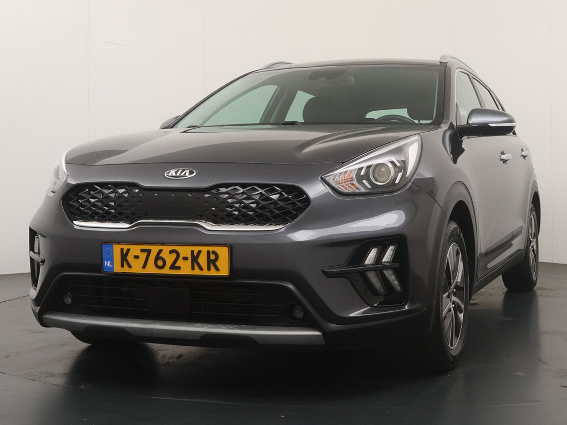 Kia Niro 1.6 GDi Hybrid DynamicLine - Adaptive Cruise Contro, Auto's, 8 kWh, Gebruikt, Leder en Stof, Origineel Nederlands