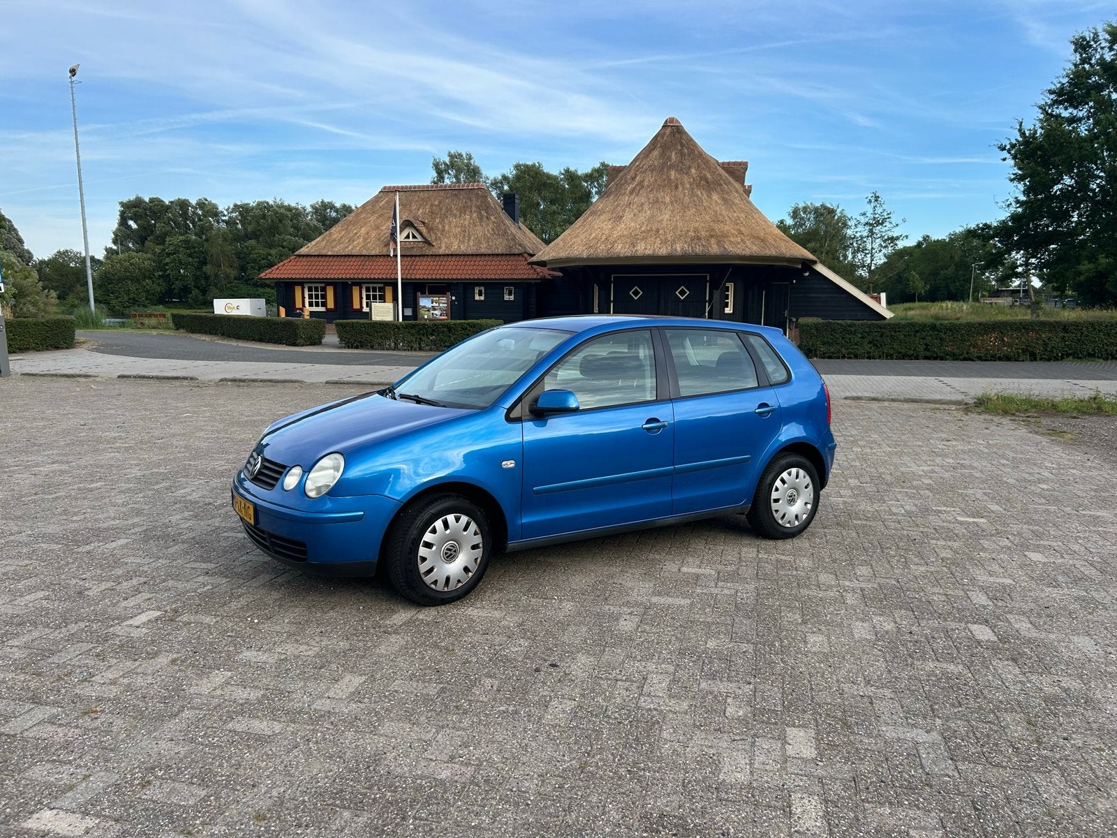 Volkswagen Polo 1.4 55KW 2003 Blauw, Auto's, Volkswagen, Voorwielaandrijving, 4 cilinders, Blauw, Origineel Nederlands