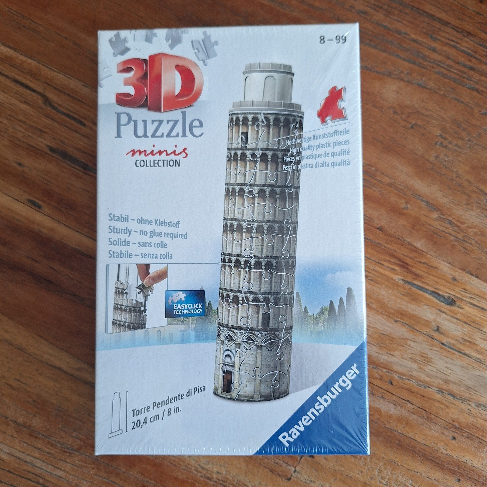 Ravensburger 3D Puzzle Toren van Pisa, Een of twee spelers, Nieuw, Ophalen of Verzenden, Ravensburger