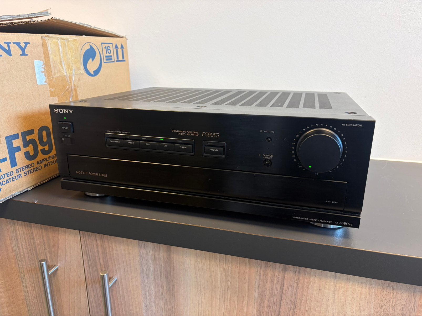 Sony TA-F590ES, Audio, Tv en Foto, Versterkers en Receivers, Ophalen of Verzenden, Zo goed als nieuw, Sony