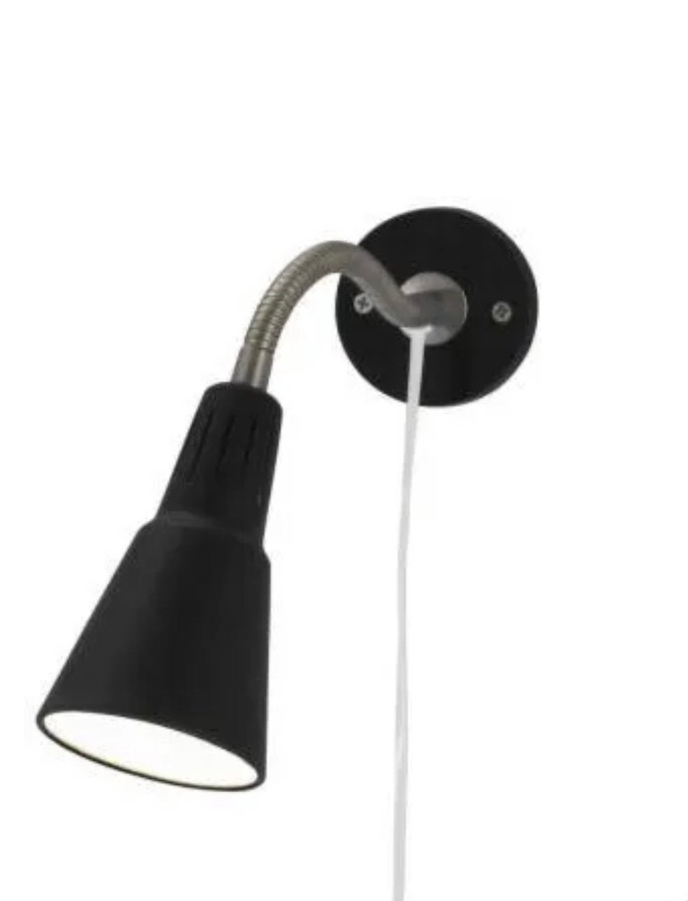 Ikea Kvart wandlamp zwart, Ophalen of Verzenden, Zo goed als nieuw