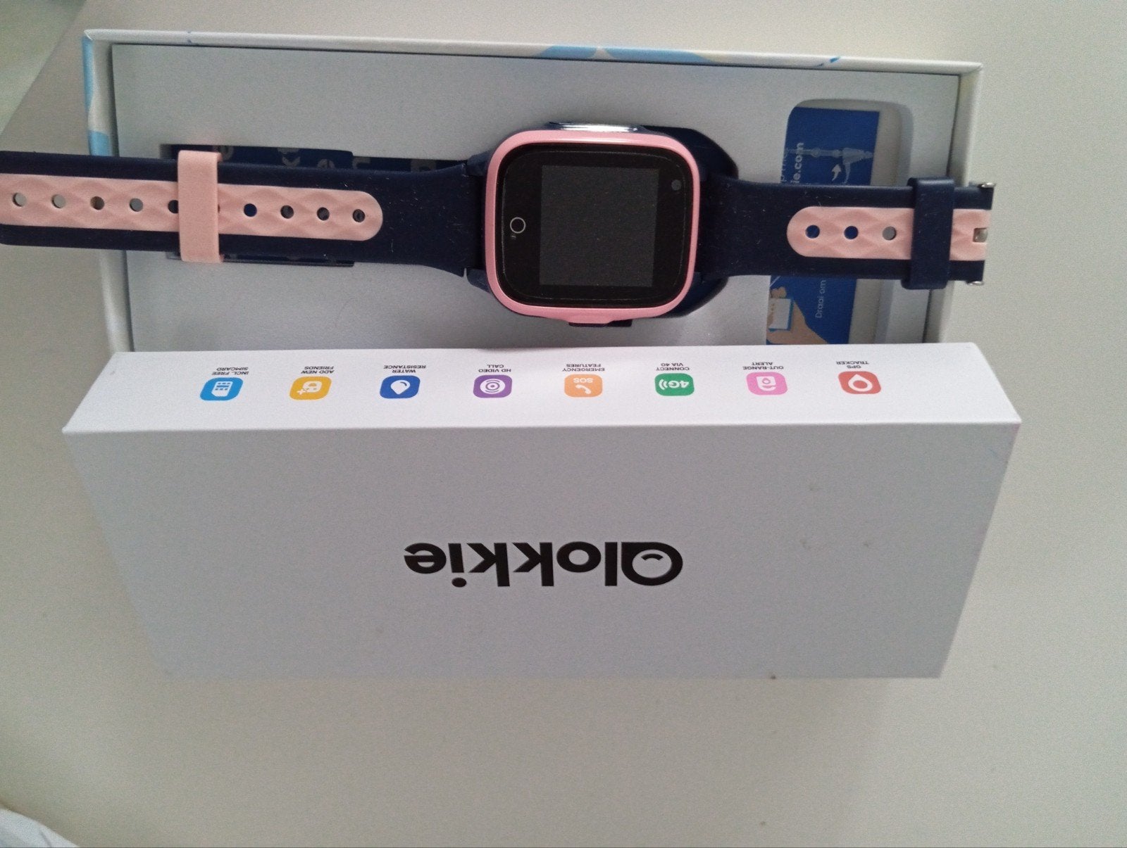 Smartwatch voor kinderen met simkaart, Ophalen of Verzenden, Zo goed als nieuw, Roze, Jongen of Meisje