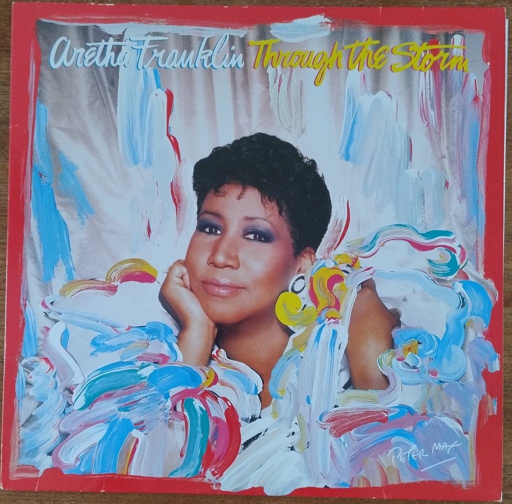 Aretha Franklin LP - Through the Storm (EU, 1989), LP, Gebruikt, Ophalen of Verzenden, Soul