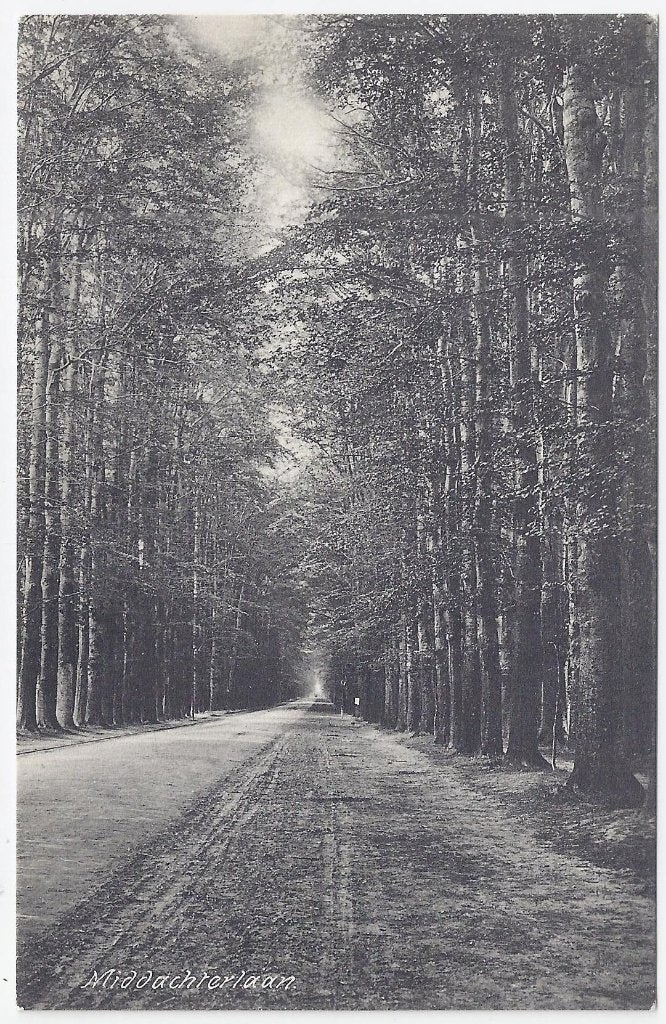 De Steeg Middachterlaan Oude Ongelopen Ansichtkaart B7, Ophalen of Verzenden, 1920 tot 1940, Ongelopen, Gelderland
