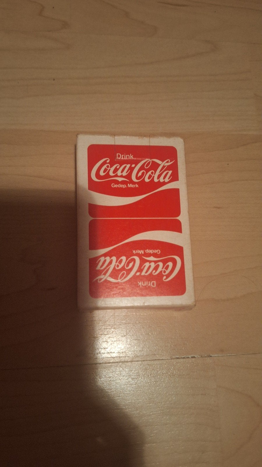 Vintage Coca-Cola speelkaarten - Collectors item, Verzamelen, Ophalen, Gebruikt, Gebruiksvoorwerp