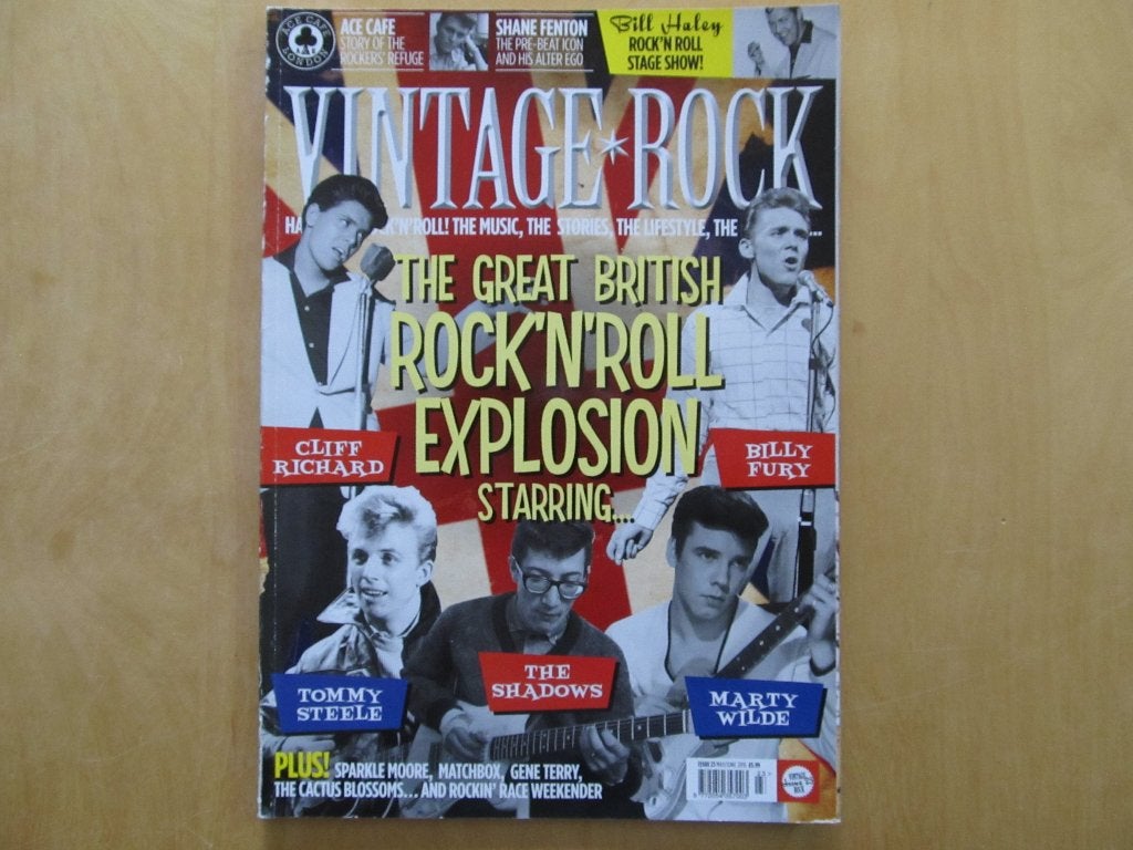 Vintage Rock 23 British R & R Alvin Stardust Cactus Blossoms, Ophalen of Verzenden, 1980 tot heden, Buitenland, Tijdschrift