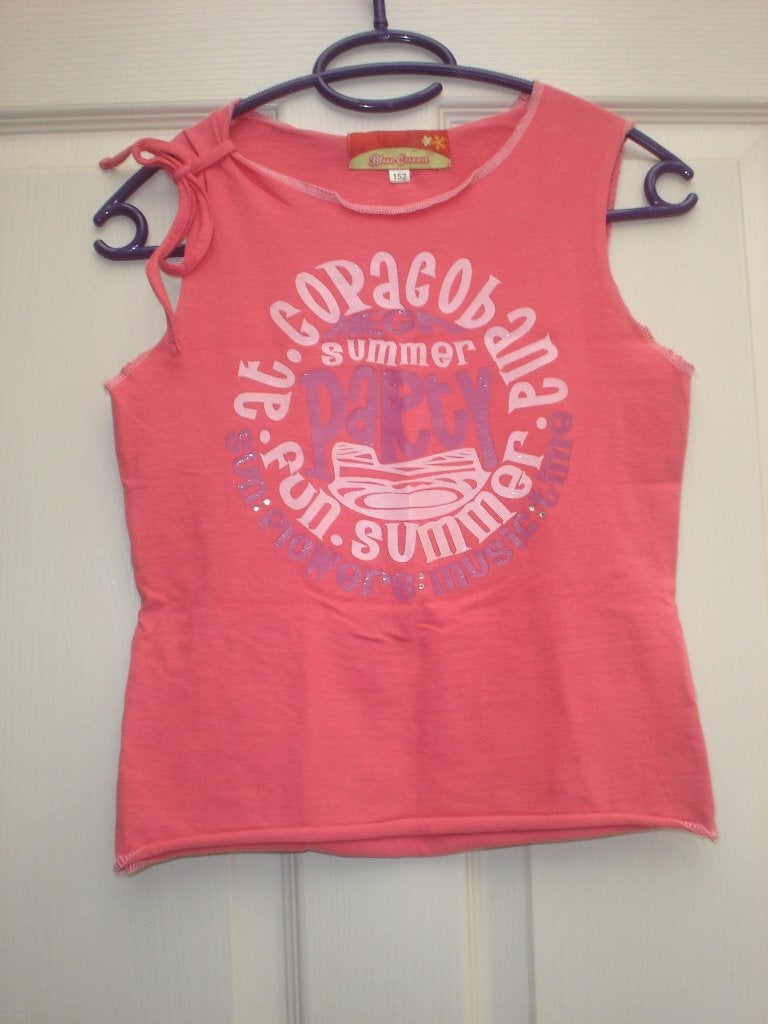 roze top, maat 152, Shirt of Longsleeve, Verzenden, Meisje, Zo goed als nieuw