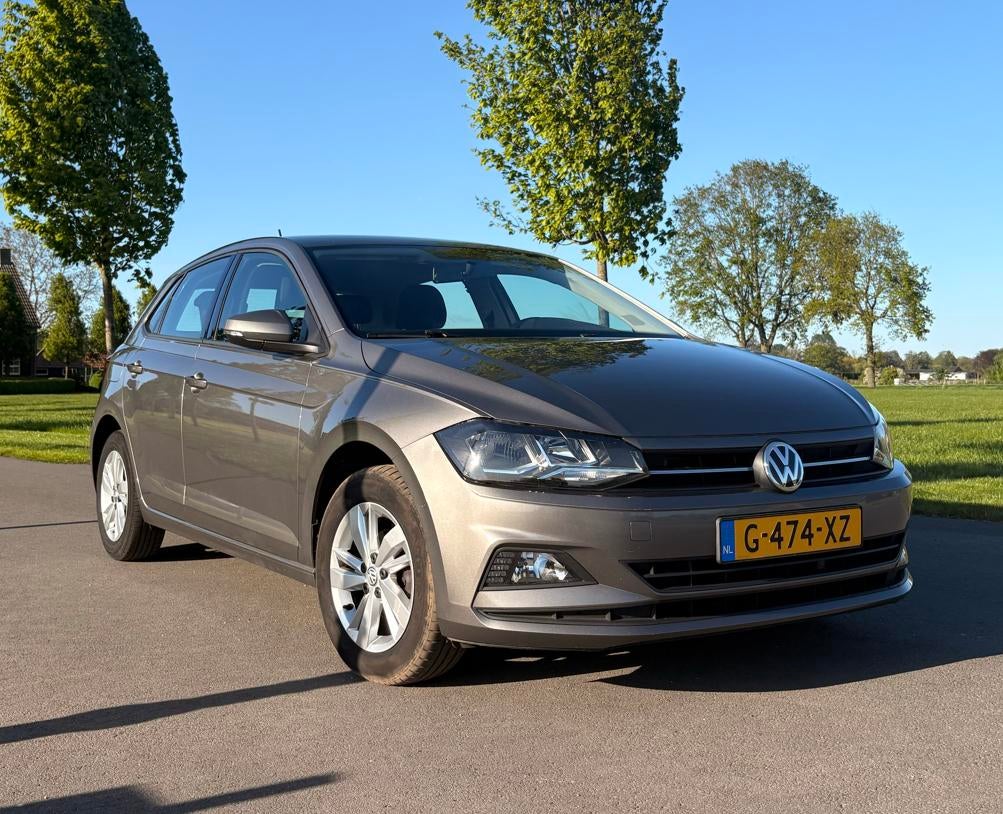 Volkswagen Polo 1.0 TSI 95pk 2019 Grijs, Auto's, Volkswagen, 95 pk, 49 €/maand, Origineel Nederlands, Emergency brake assist
