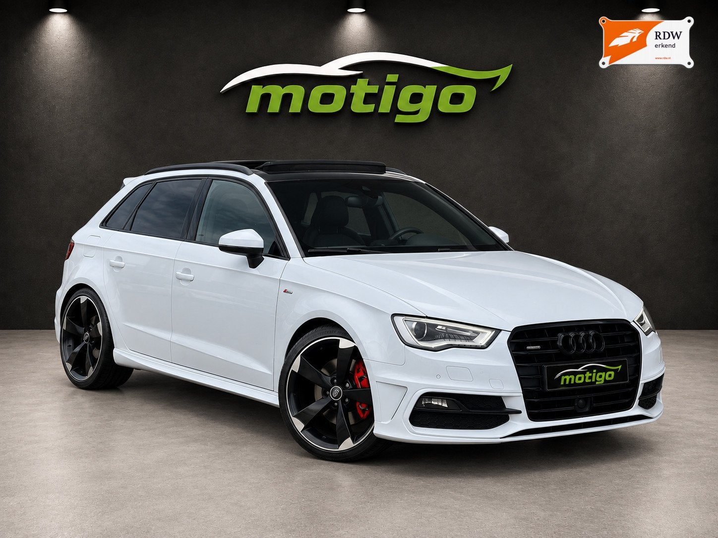 Audi A3 Sportback 2.0 TDI quattro Ambition Pro LineS, Auto's, Automaat, Euro 6, 4 cilinders, Wit