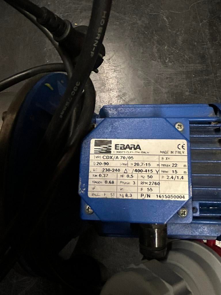 Enara nieuw cdx 70/05 , 037 kw  400volt zie beschrijving, Ophalen of Verzenden, Nieuw
