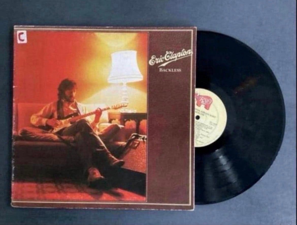 Eric Clapton - Backless LP (LP), Ophalen of Verzenden, 12 inch, LP