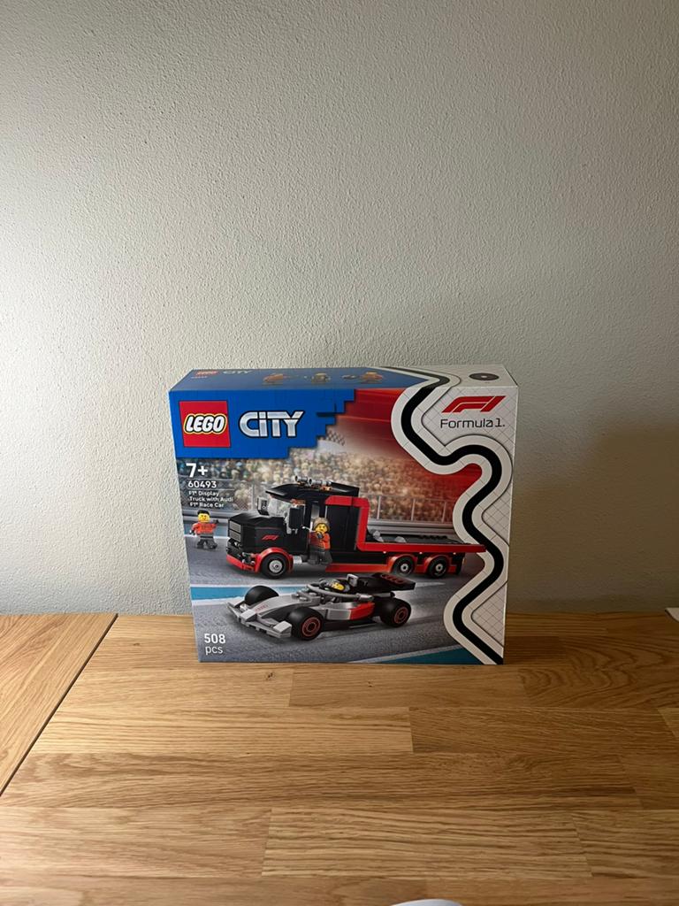 60493 LEGO City Formula 1 F1 Display Truck with Audi F1 Race, City, Lego, Nieuw, Ophalen of Verzenden