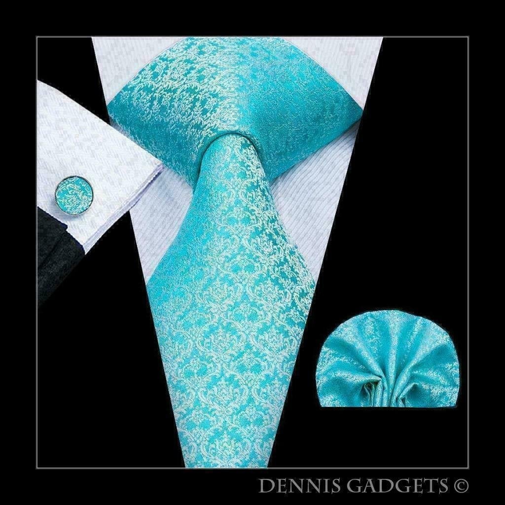 Dennis Gadgets: 100 % zijden stropdas ( 3 delig !! ) DG 3043, Kleding | Heren, Stropdassen, Ophalen of Verzenden, Nieuw, Blauw