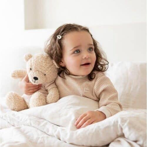 Feetje wafelpyjama + Gratis shirtje voor je knuffel, Nacht- of Onderkleding, -, Jongetje of Meisje, -