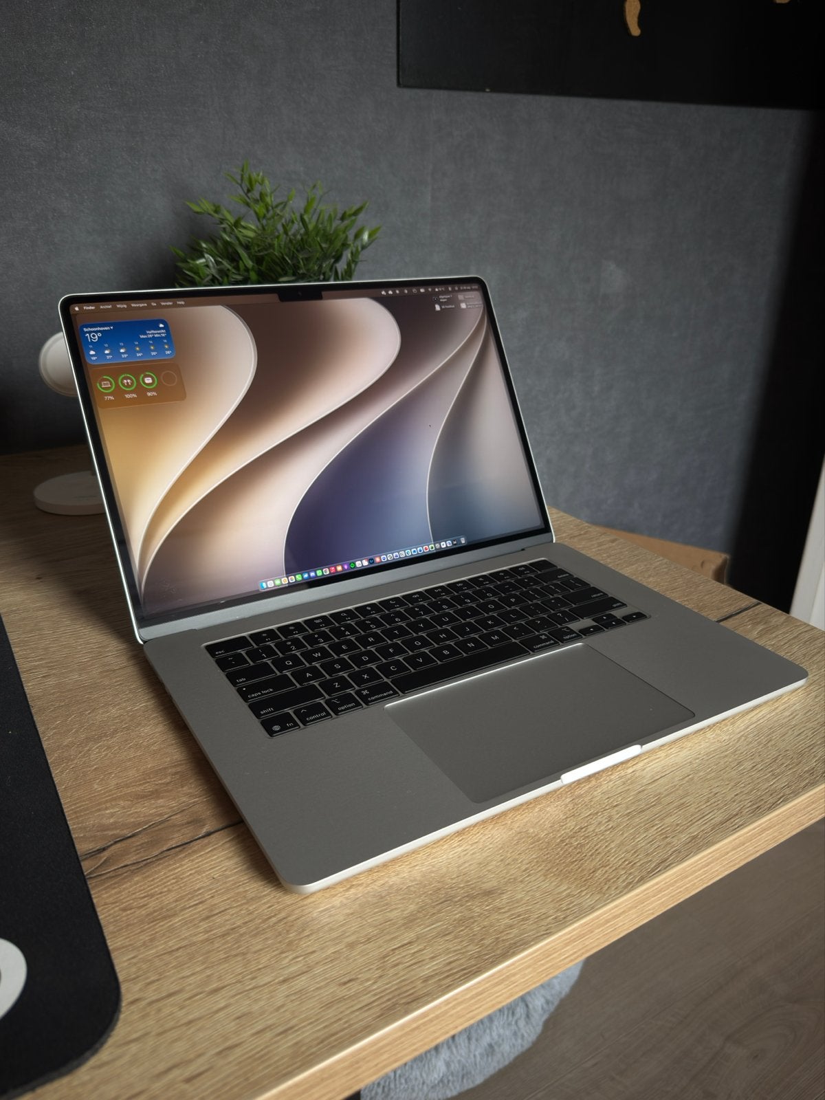 MacBook Air M4 15 inch - 16GB RAM, 256GB SSD - ZGAN met doos, Computers en Software, 256 GB, Ophalen of Verzenden, Zo goed als nieuw