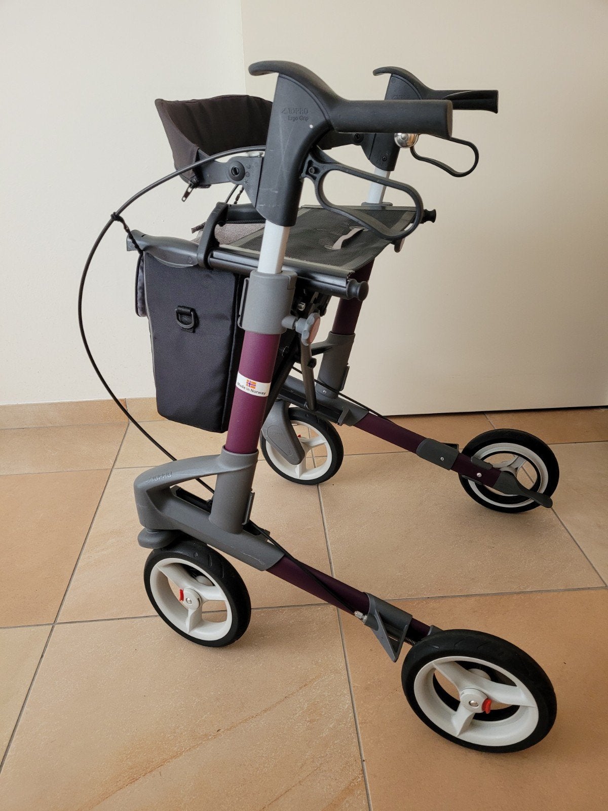 Rollator Topro troja G5 maat M, Ophalen, Lichtgewicht, Zo goed als nieuw