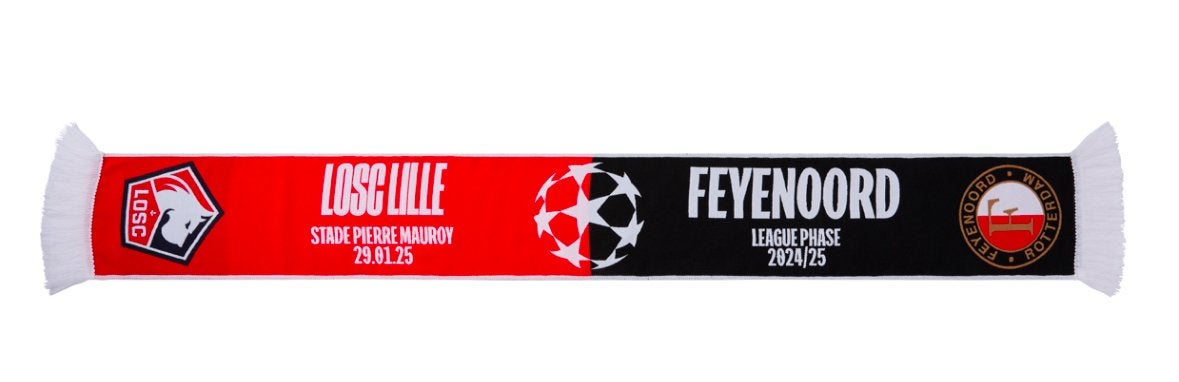 GEZOCHT Feyenoord wedstrijd sjaal sjaals, Ophalen of Verzenden, Zo goed als nieuw, Feyenoord, Vaantje of Sjaal